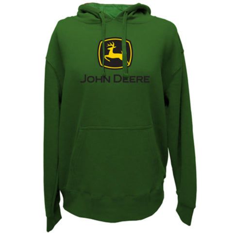 JD Green Classic Logo Fleece Hood