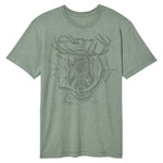 Vintage Washed Basil Stock Buck Short Sleeve Tee