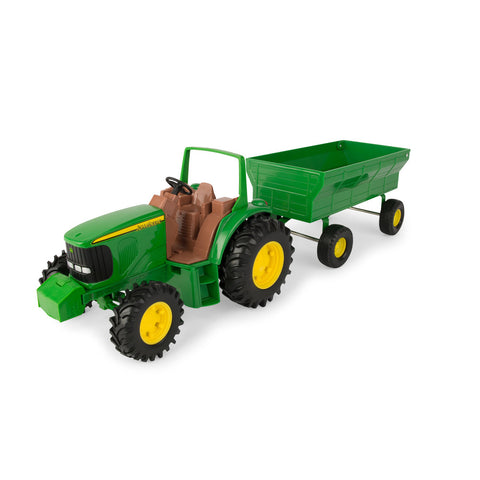 8 INCH JD TRACTOR AND WAGON