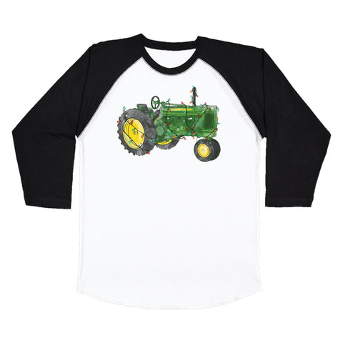 T-Shirt Toddler Vintage Tractor Raglan