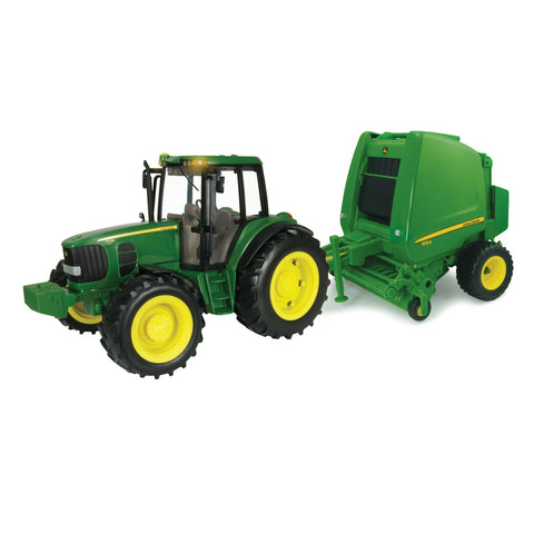 1/16 BF JD TRACTOR AND BALER