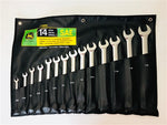 John Deere SAE 14-piece Full Polished Combination Wrench Set