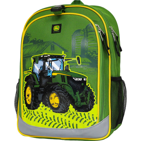 Child Boy Backpack Tractor