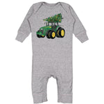 Infant Tractor w/Christmas Tree Romper