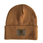 Mens Construction Brown Trade Mark Beanie