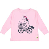 Youth Horse on Bike Long Sleeve Tee