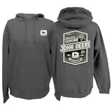Mens Charcoal Genuine Pullover Hood